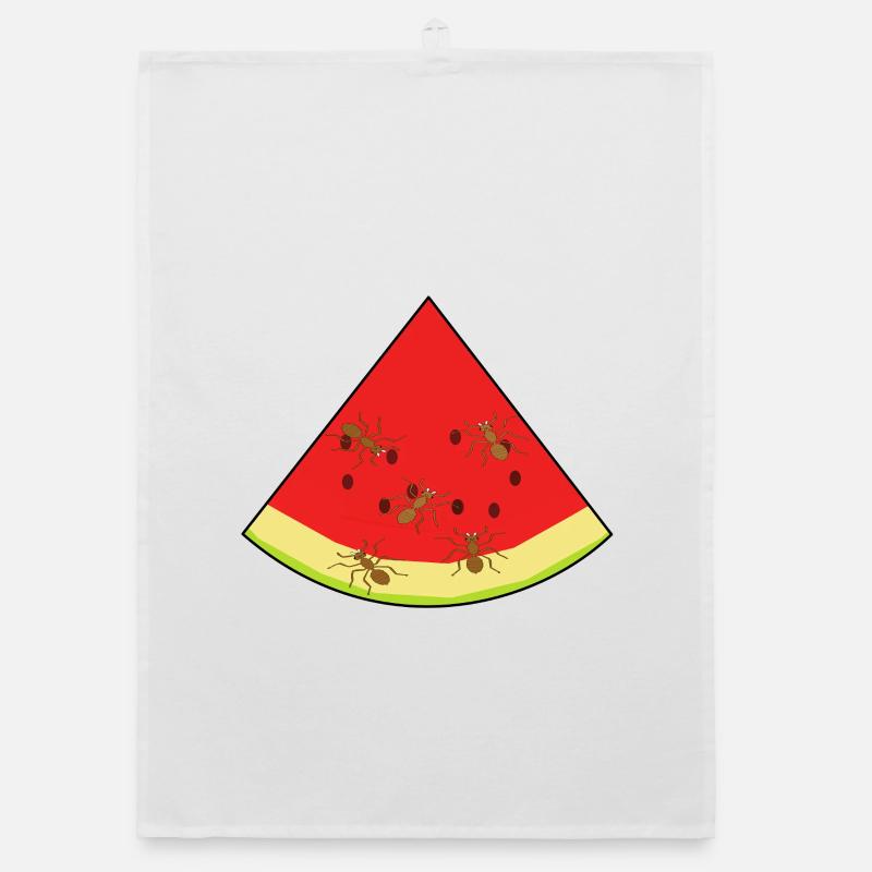 melon, été, fourmis, fourmi, insecte Torchon bio