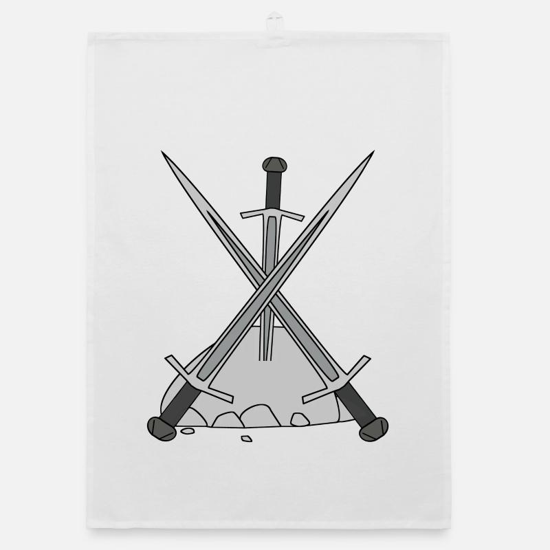 Épée Épées Médiéval Conte de fées Chevalier Torchon bio