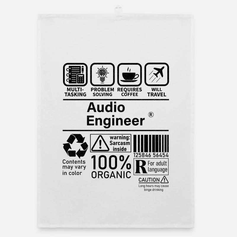 Ingénieur du son multitâche résolution de problèmes Torchon bio