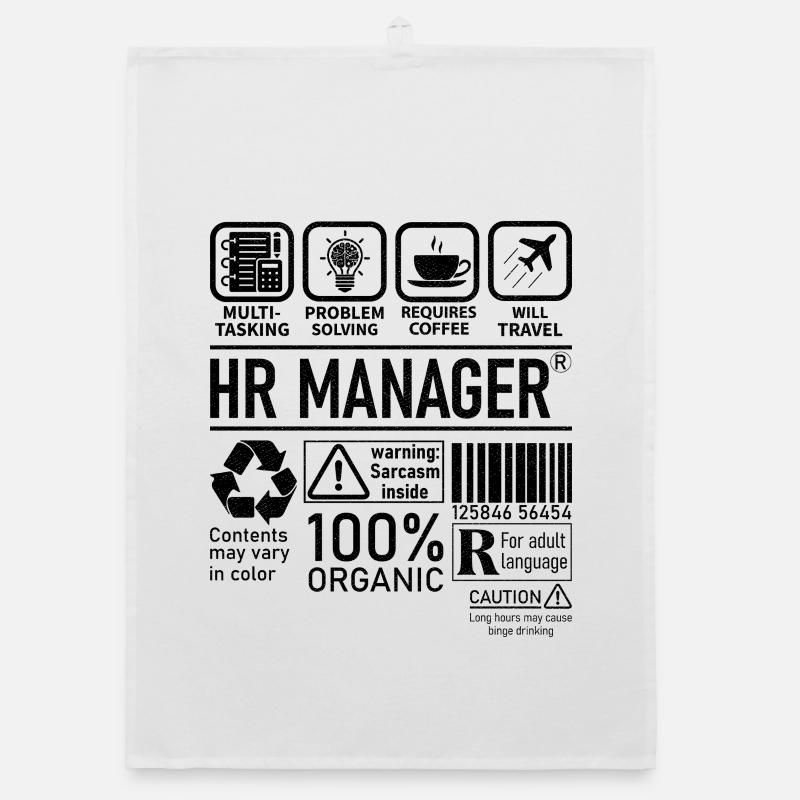 Hr Manager multi tasking problem solving Organic Geschirrtuch