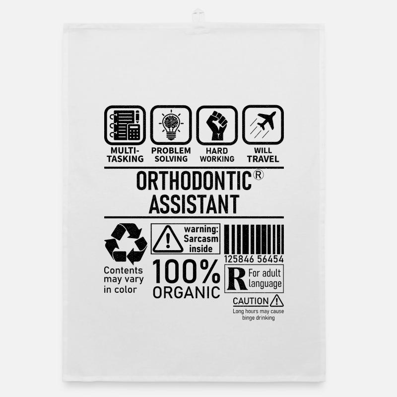 Problème multitâche d’assistant orthodontique Torchon bio