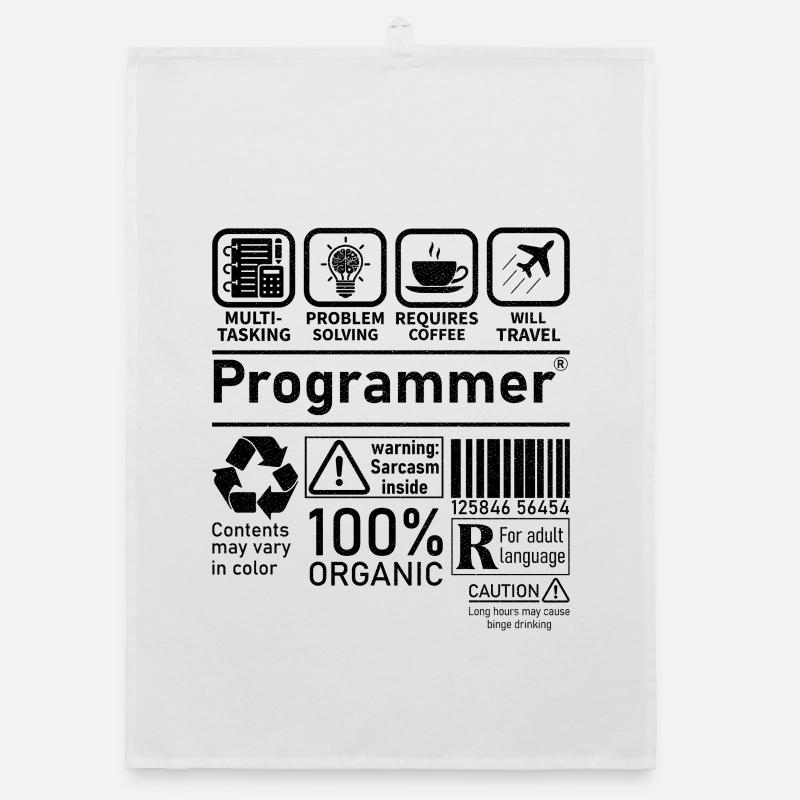 Programmer multi tasking problem solving requires Organic dish towel