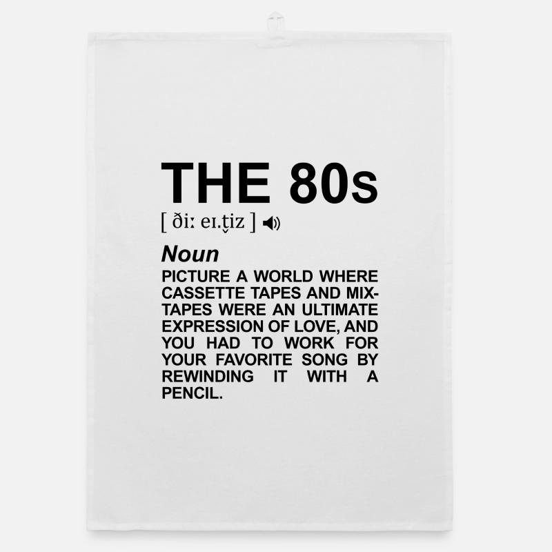 80s Definition Organic dish towel