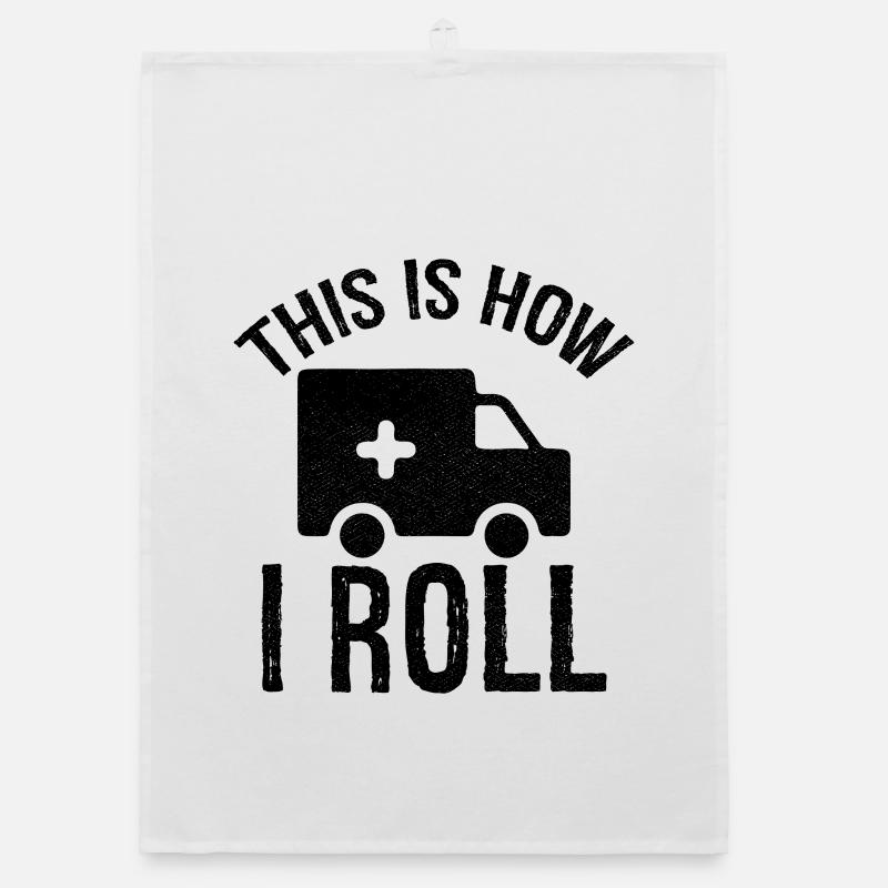 c’est comme ça que je roule Ambulancier Torchon bio