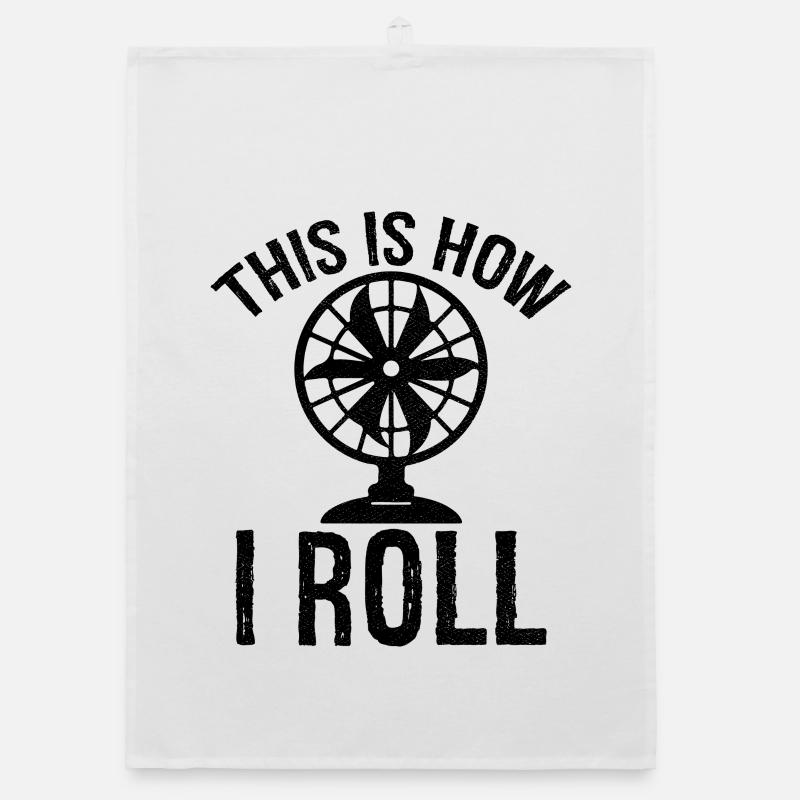 c’est comme ça que je roule Ventilateur de table Torchon bio