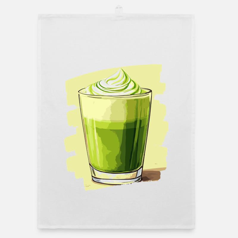 Matcha Latte Lover Thé vert Torchon bio