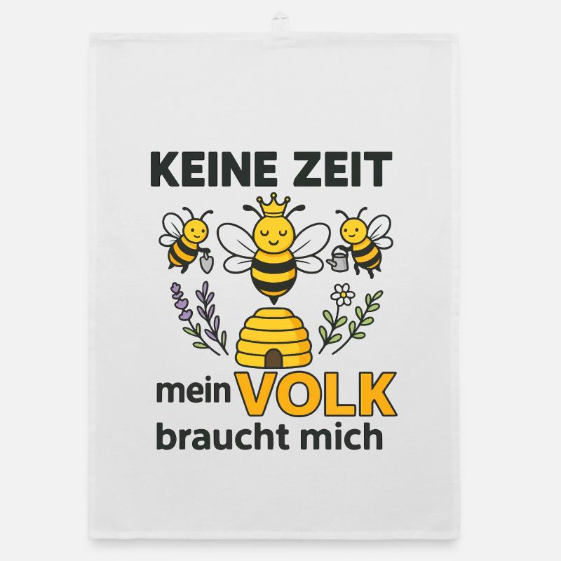 Beekeeper - No time! My people need me! Organic dish towel