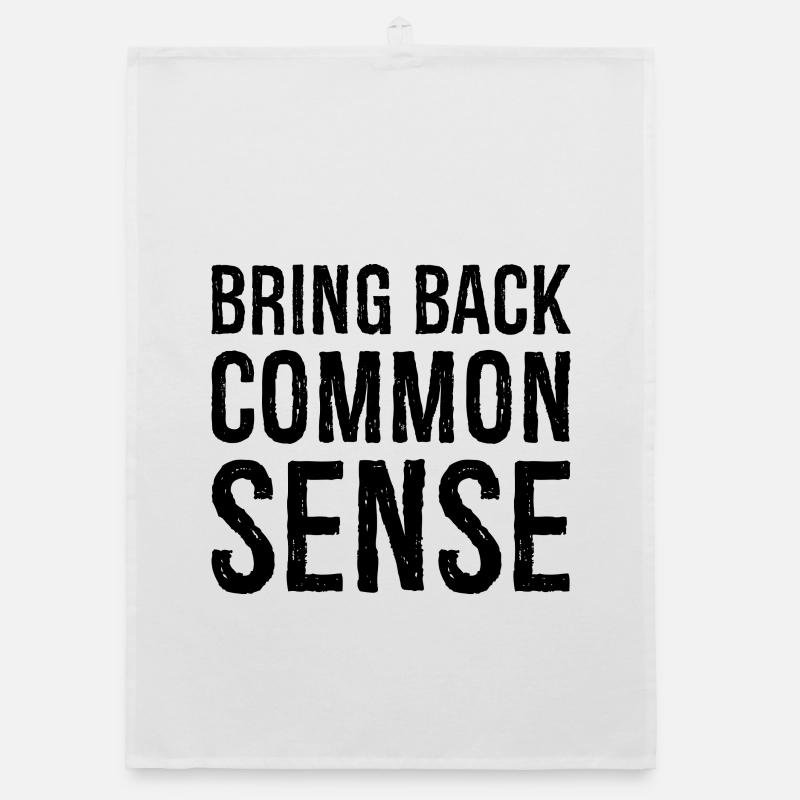 bring back common sense Organic dish towel