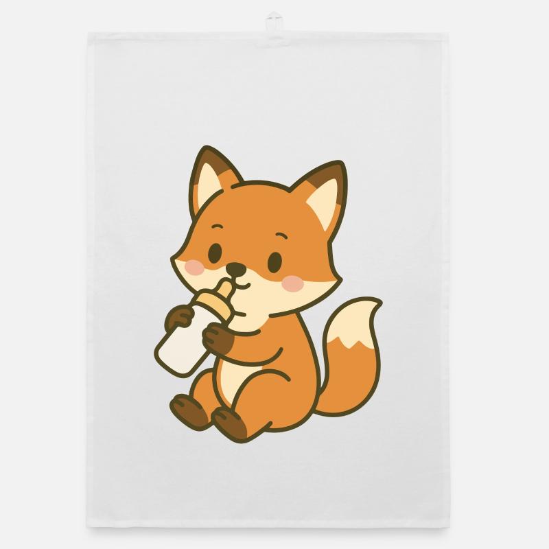 Durstiger Babyfuchs Organic Geschirrtuch