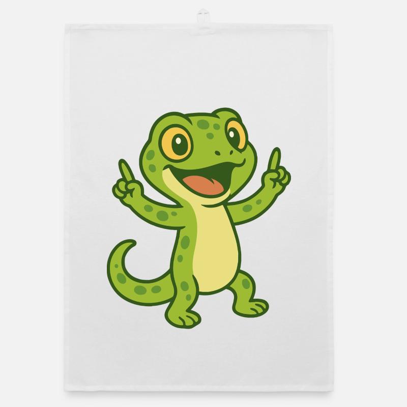 Joyeuses vibrations de gecko Torchon bio