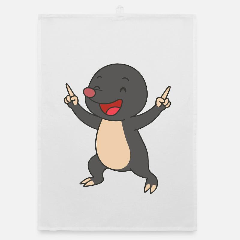 Happy Mole Organic dish towel