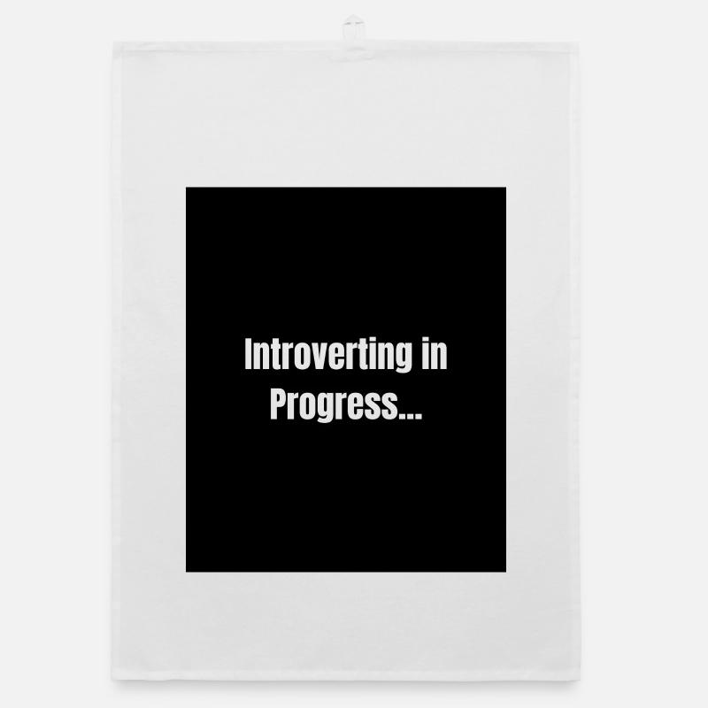 Introverting – Quiet Mode ON Organic dish towel