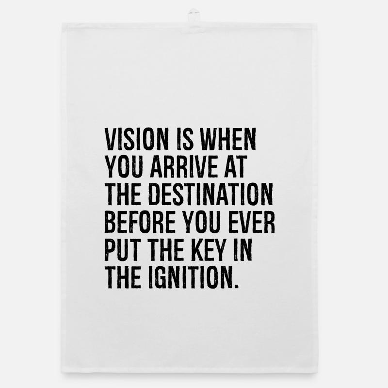 La vision, c’est quand vous arrivez à destination Torchon bio