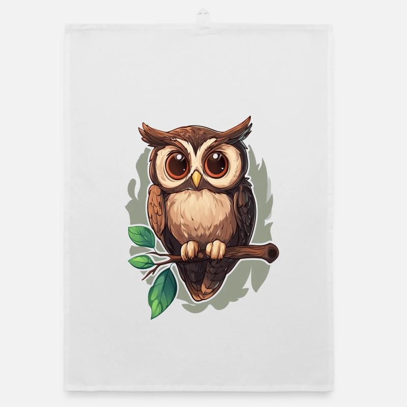 Eule Organic Geschirrtuch