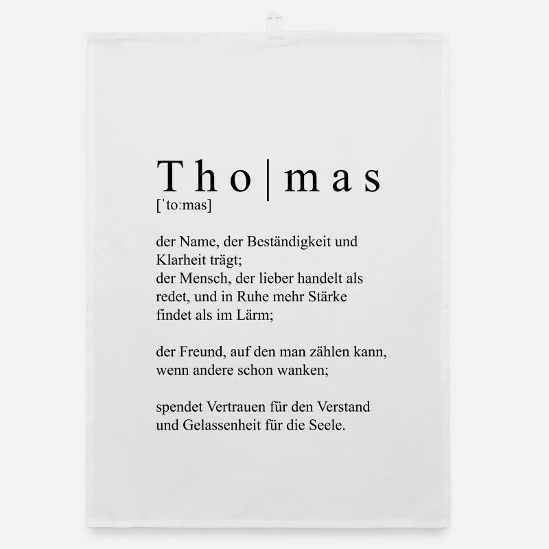 Thomas Definition Typografie Organic Geschirrtuch