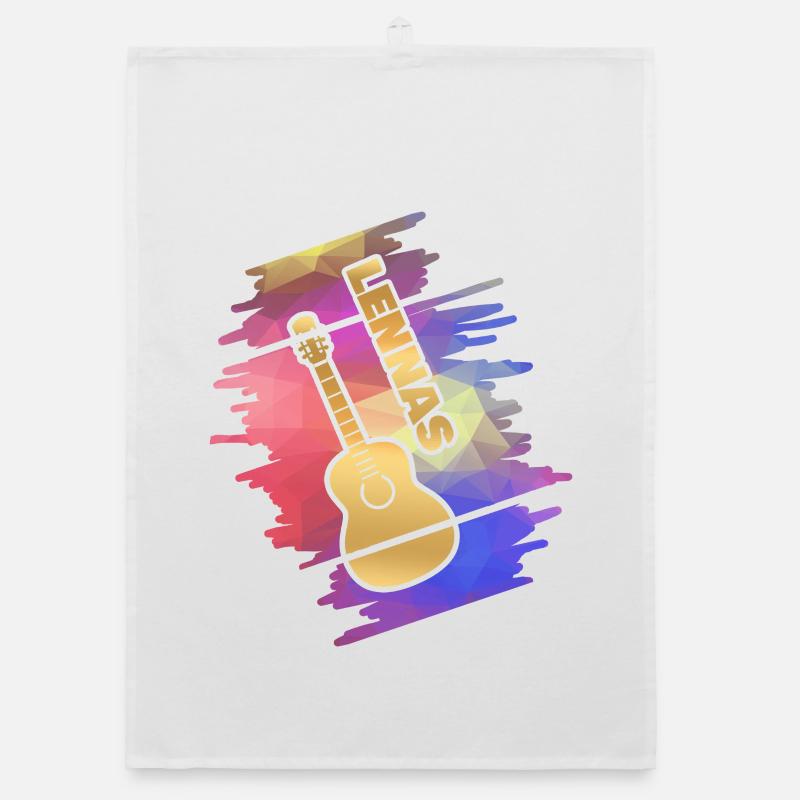 Lennas as Guitar Organic dish towel