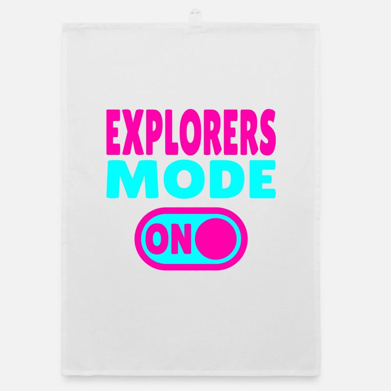Explorers Mode ON – For real world explorers Organic dish towel