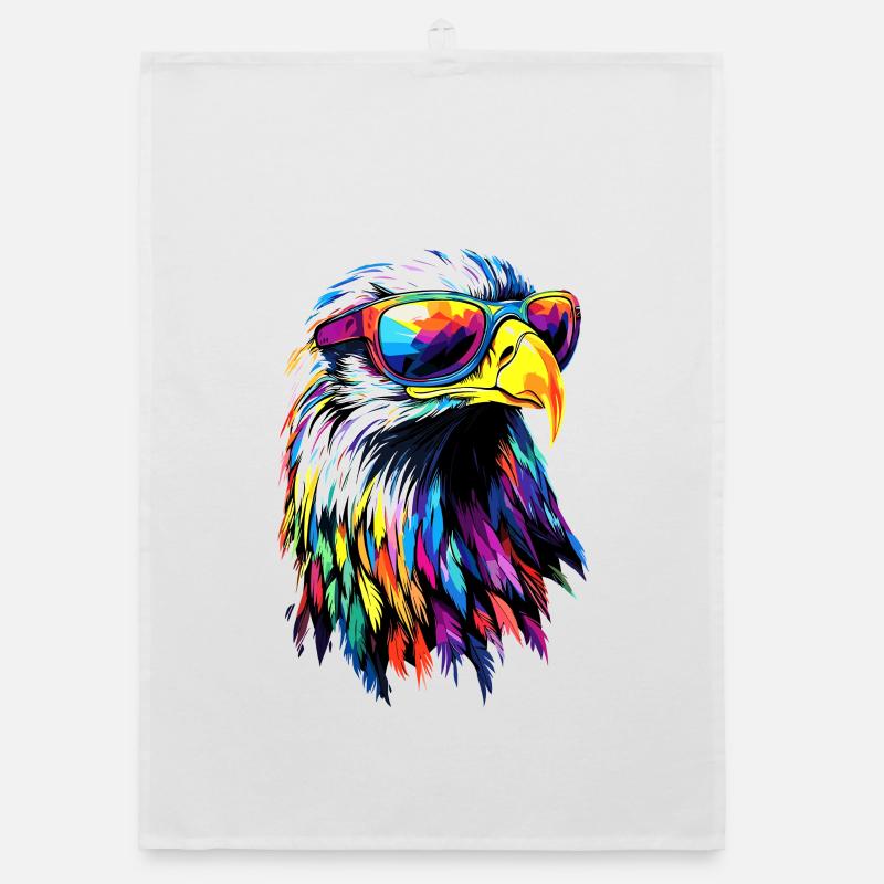 Aigle Pygargue à tête blanche Aigle royal Pygargue à queue blanche Torchon bio