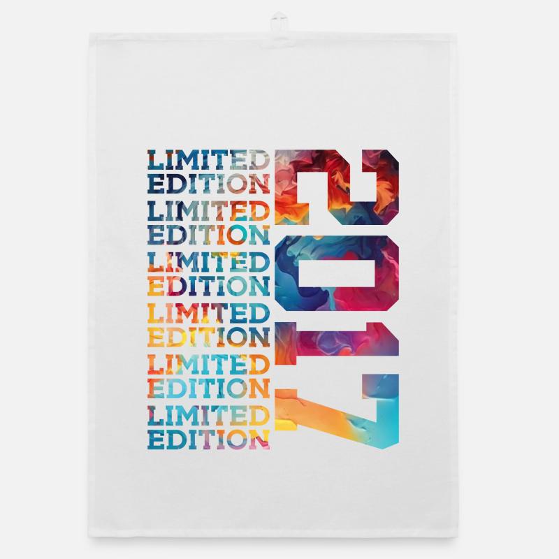 ÉDITION LIMITÉE 2017 9 ANS 9E ANNIVERSAIRE Torchon bio