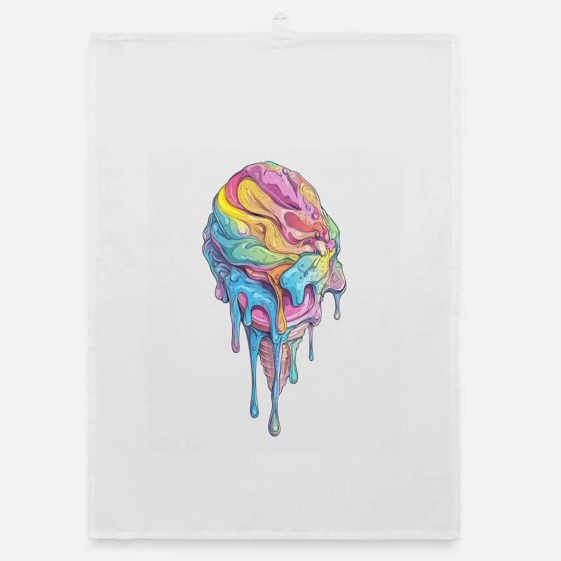 Eiscreme Eis Organic dish towel