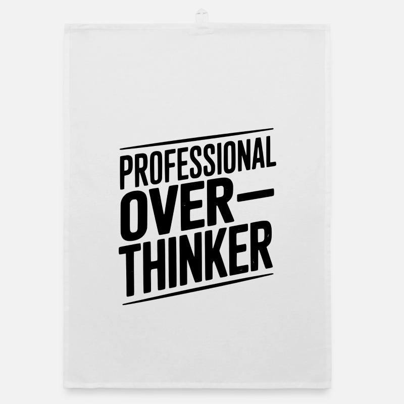 Professional Overthinker Organic dish towel