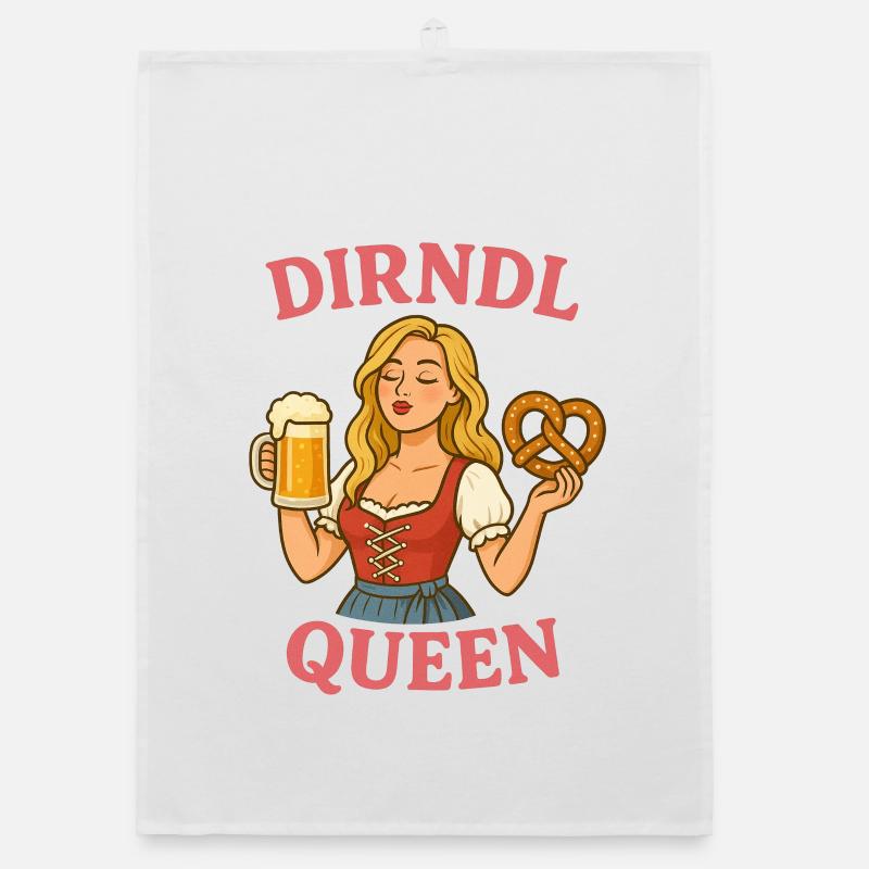 Dirndl Queen Organic dish towel