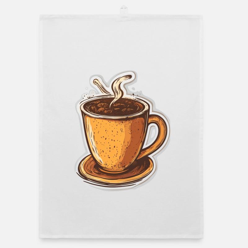 Kaffee Organic Geschirrtuch