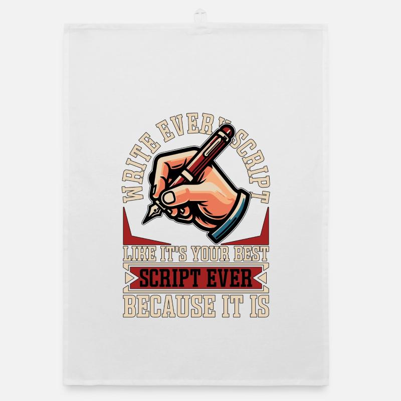 Screenwriter Write Every Script Like Scripwriting Organic dish towel