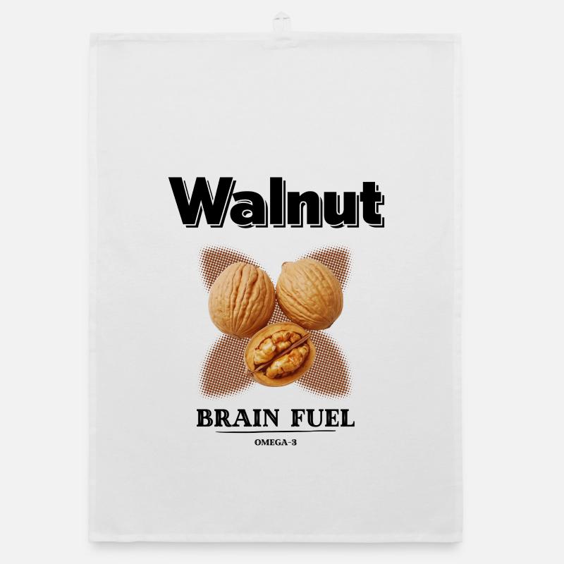 Power Fruit - Walnut Organic dish towel