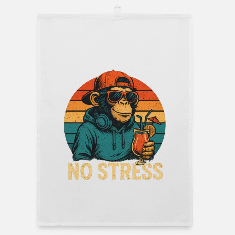 Pas de stress - Singe Torchon bio
