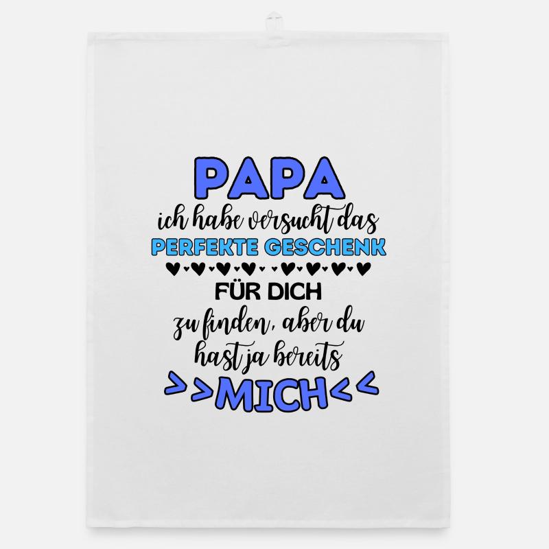Dad Saying Funny Father's Day Gift for Dad Organic dish towel