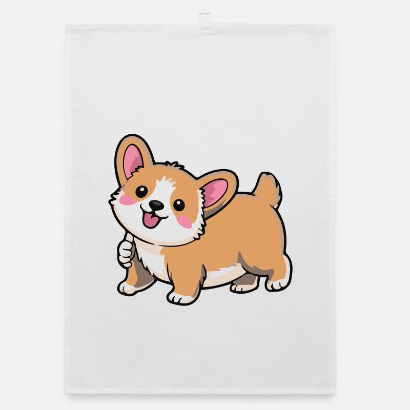 Mouvement de queue de corgi Torchon bio