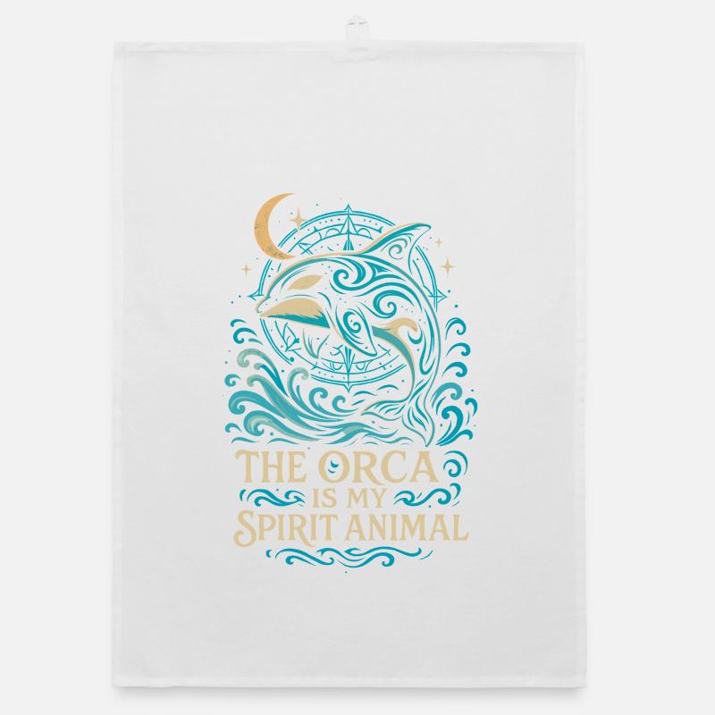 Don't worry, we've checked - not flat Organic dish towel