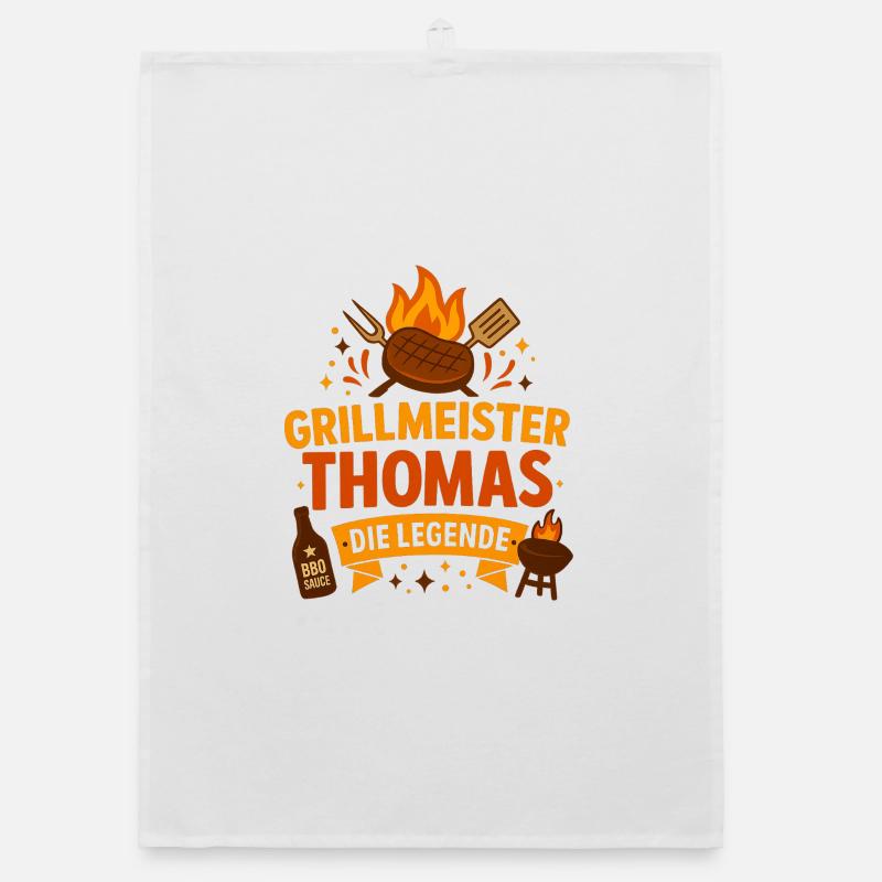Grill Master Thomas The Legend Organic dish towel