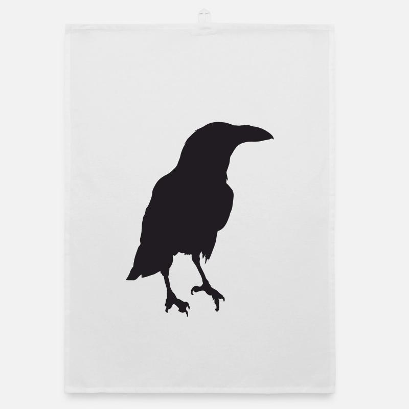 Crow IV Organic dish towel