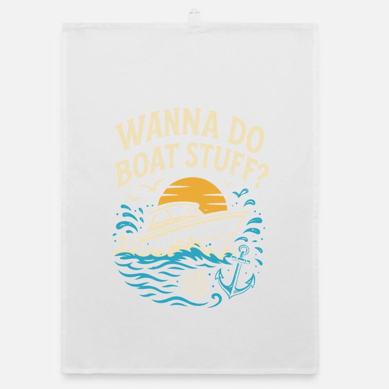 Do you want to do boating things? Organic dish towel