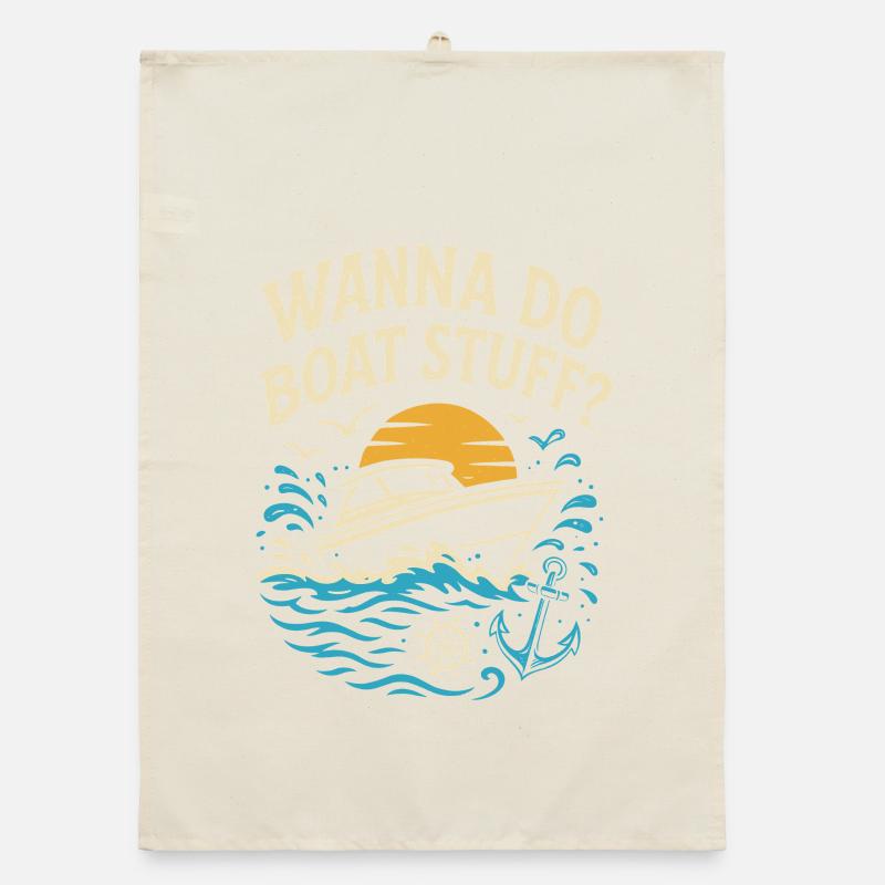 Wollen Sie Bootssachen machen? Organic Geschirrtuch