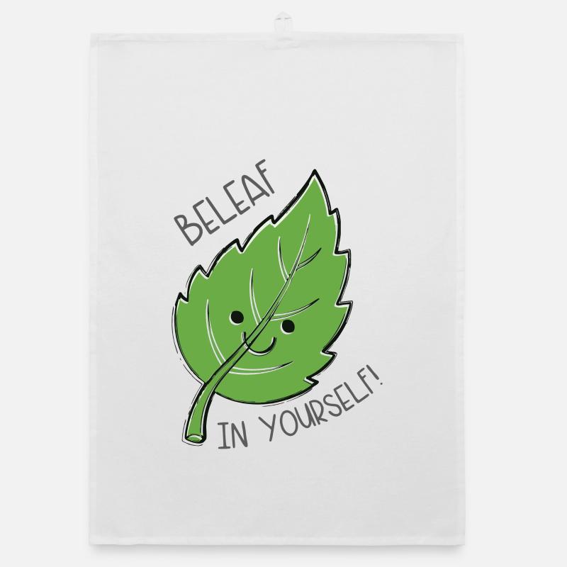 Blätter in dir selbst Organic Geschirrtuch