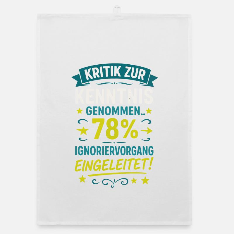 Criticism noted - ignore process Organic dish towel