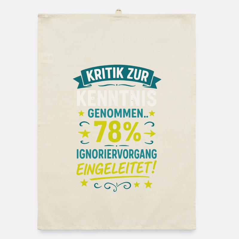 Critique notée - ignorer le processus Torchon bio