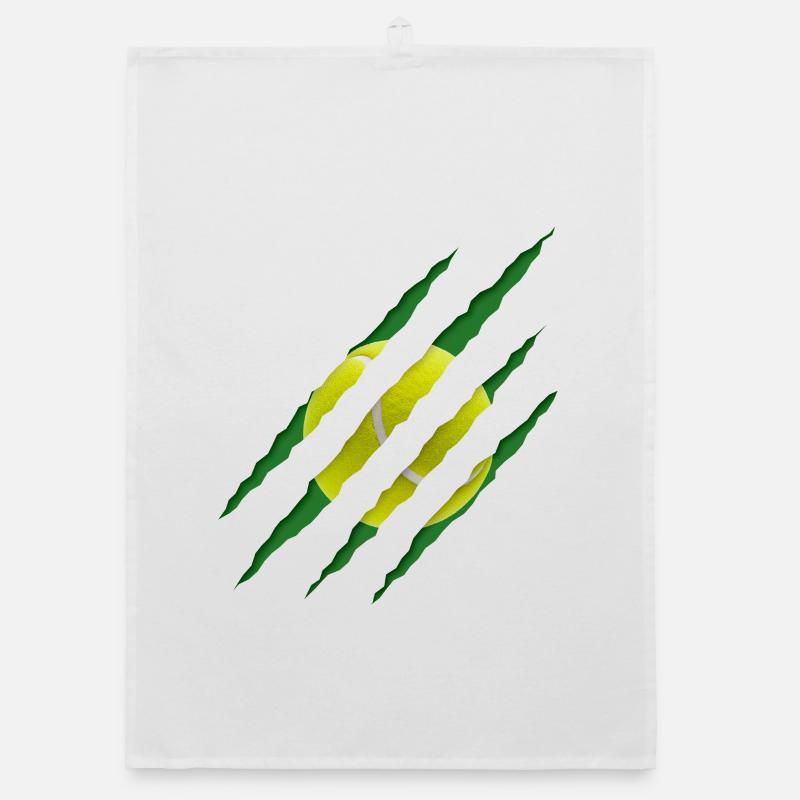 Balle de tennis Scratch Pattern Torchon bio