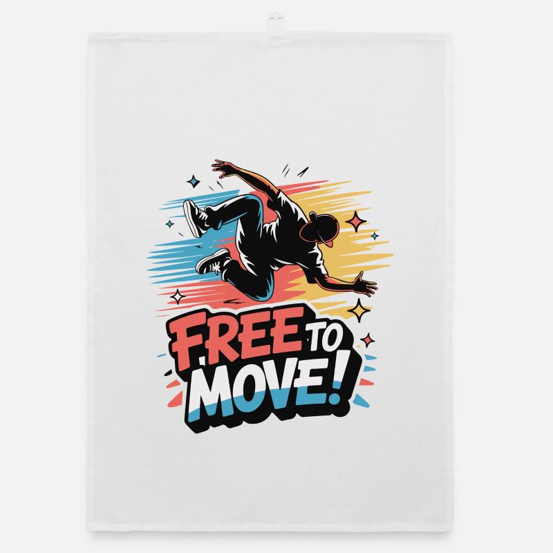 Libre de bouger Danse Burst Torchon bio