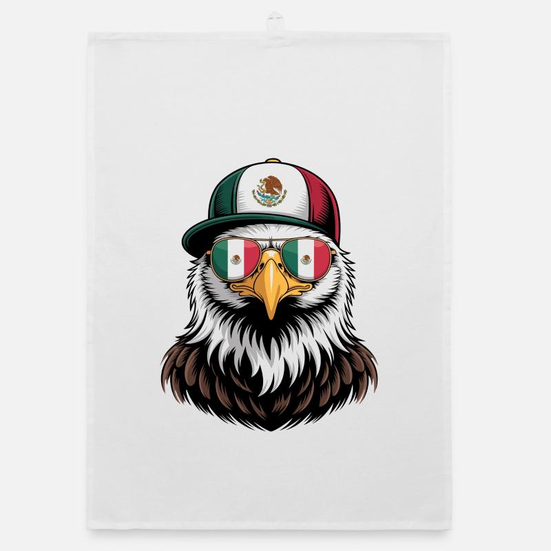 Lunettes de soleil rétro Mexican Eagle Torchon bio