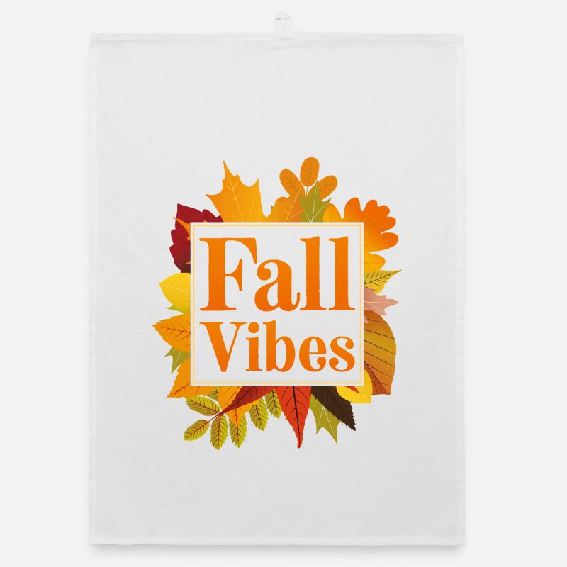 Fall Vibes Organic dish towel