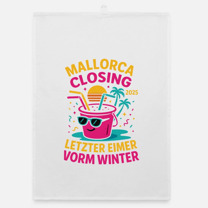 Mallorca Closing 2025 Letzter Eimer Organic Geschirrtuch