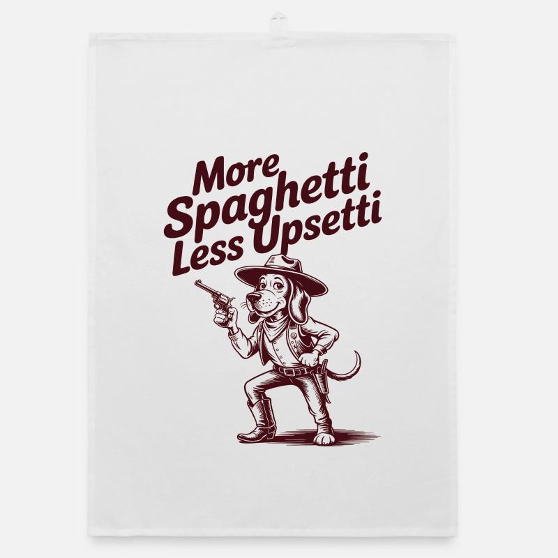 More spaghetti, less upsetti Organic dish towel