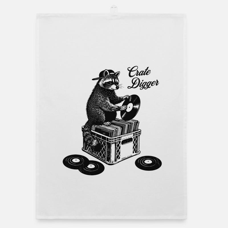 Crate Digger Organic dish towel