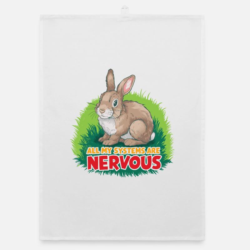 Lapin nerveux: blague système Torchon bio