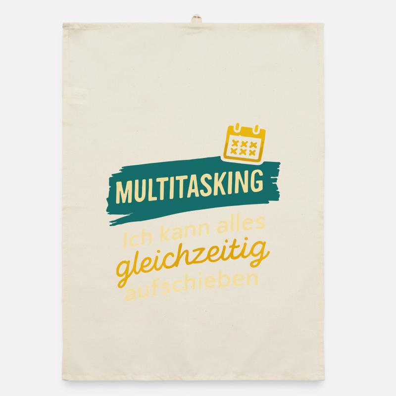 Multitasking – Postpone everything at once Organic dish towel