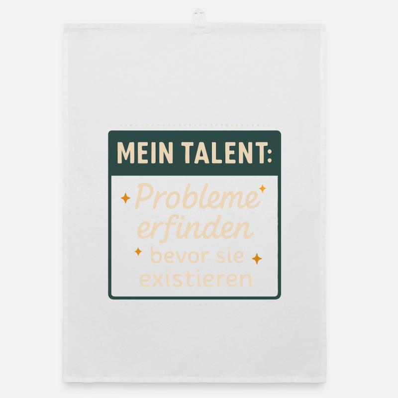 Talent! Inventer les problèmes avant qu’ils n’existent Torchon bio
